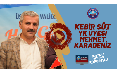 Kebir Süt Ürünleri YK. Üyesi Mehmet Karadeniz Valide Sultan Gemisi'nde Mavi Karadeniz Tv Röportajı