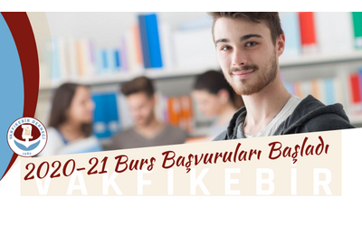 2020-2021 Burs Başvuruları Başladı