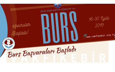 BURS BAŞVURULARI BAŞLADI